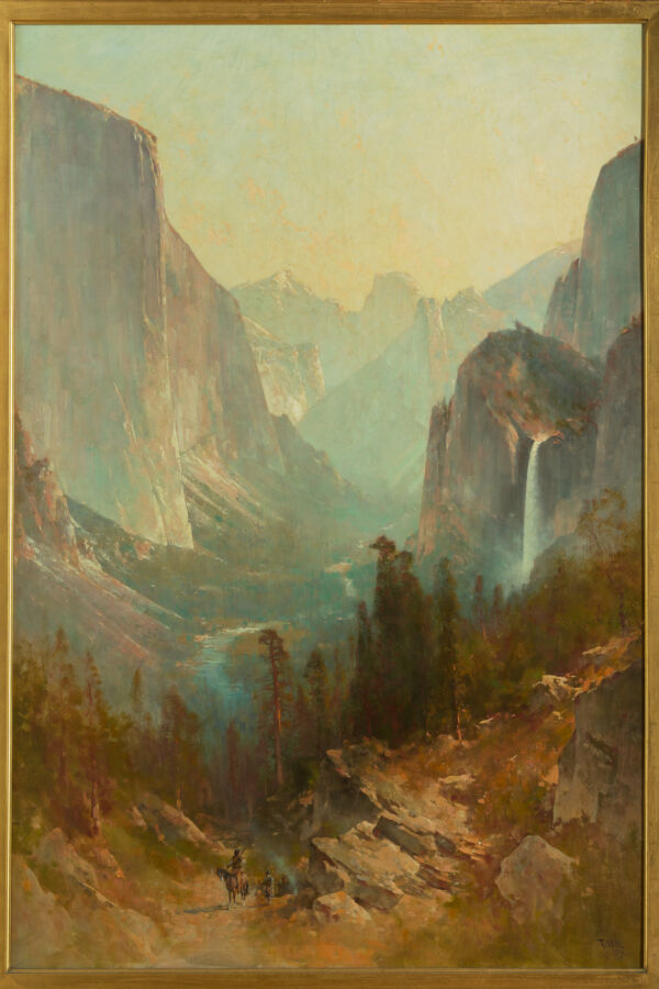 Thomas Hill (1829 – 1908) Yosemite Valley , 1890. Oil on canvas
Collection of the Berkshire Museum. Gift of Zenas Crane 1915.28