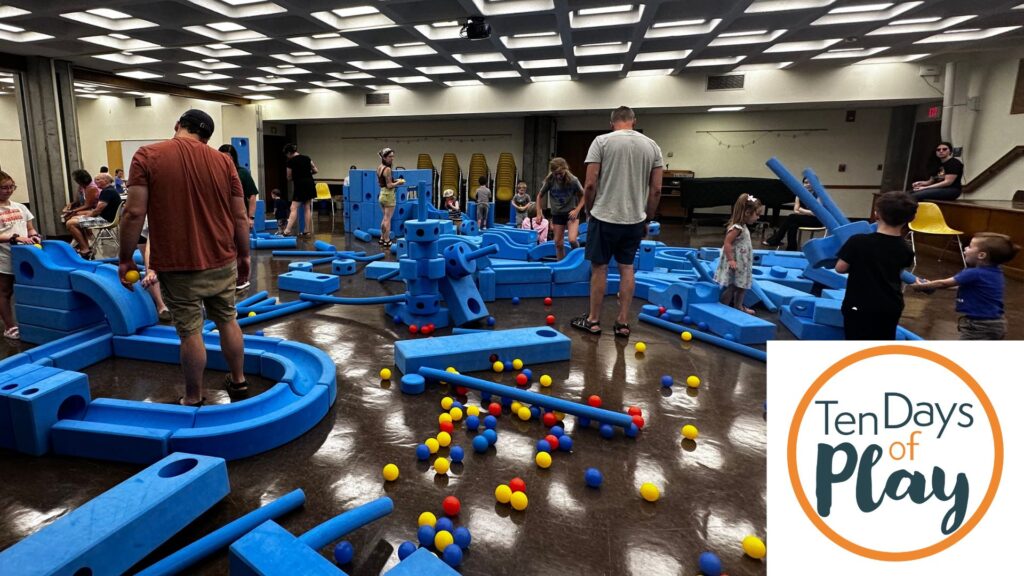 Children playing with toys in a room